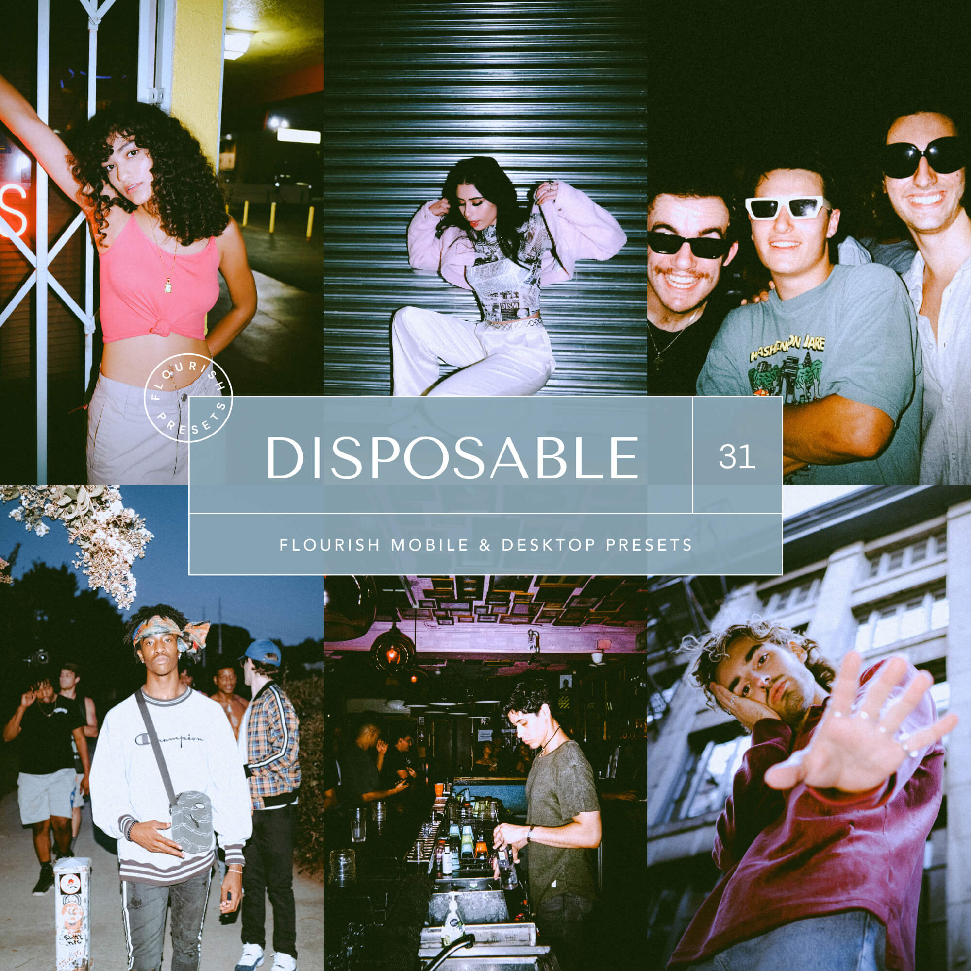 Disposable Film Lightroom Presets Flourish Presets