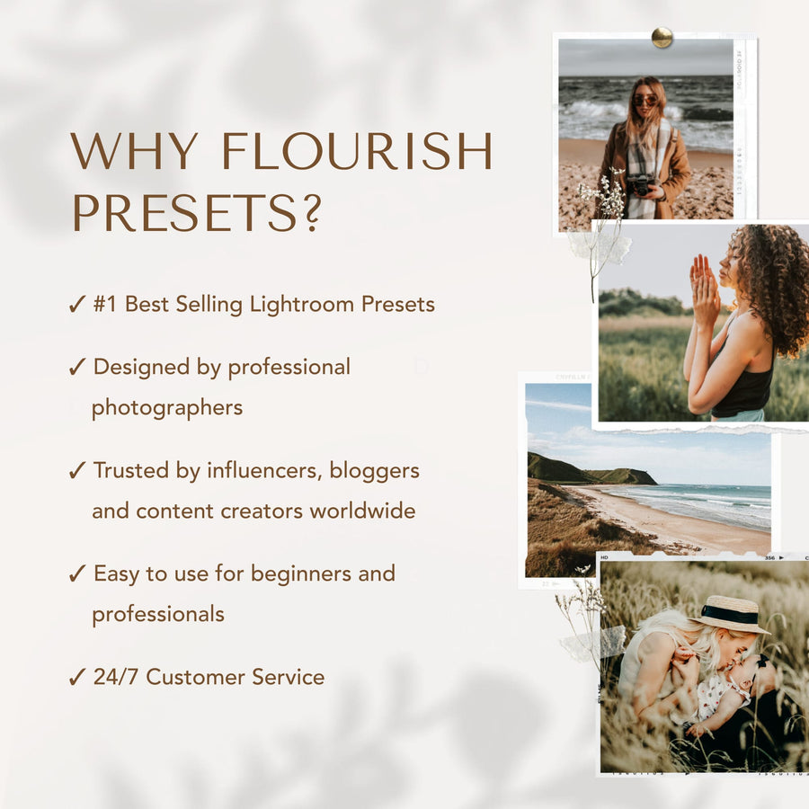 Monochrome - Lightroom Presets from Flourish Presets: Lightroom Presets & LUTs - Just $9! Shop now at Flourish Presets.