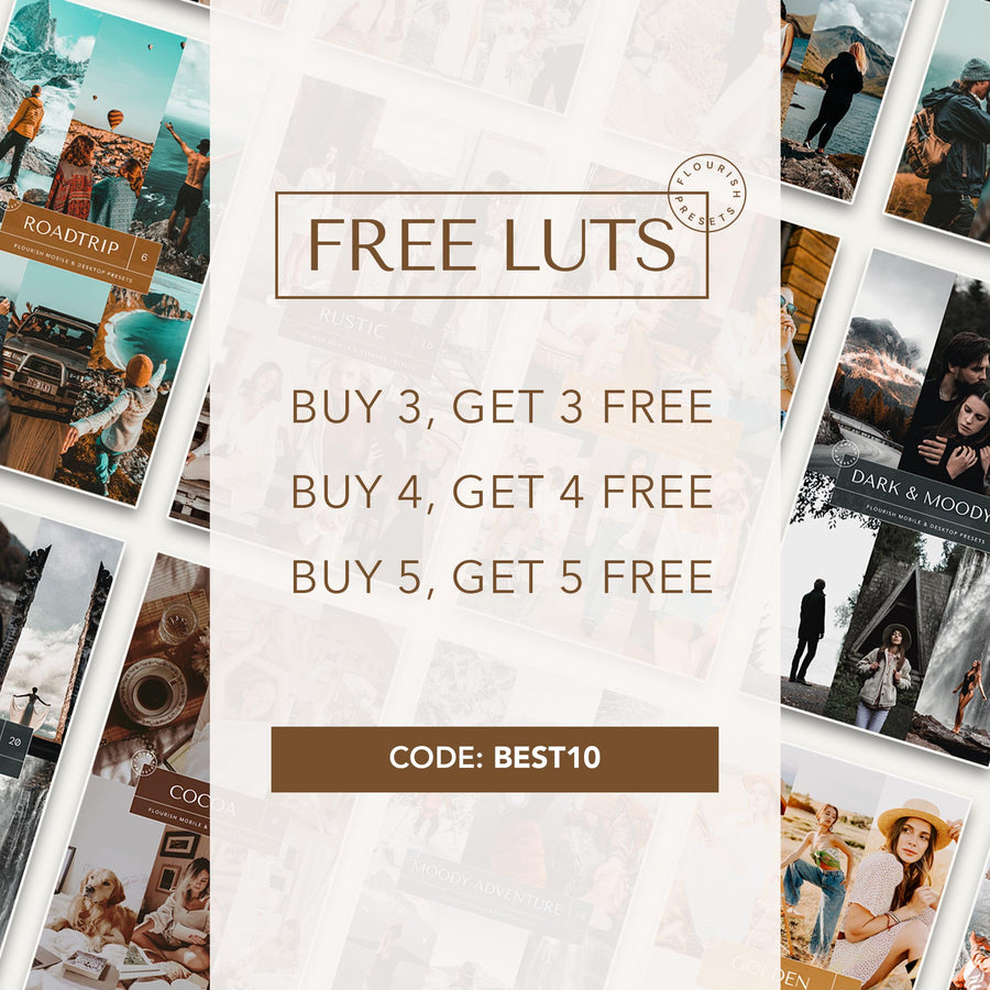 Light & Airy LUTs - Video LUTs from Flourish Presets: Lightroom Presets & LUTs - Just $15! Shop now at Flourish Presets.