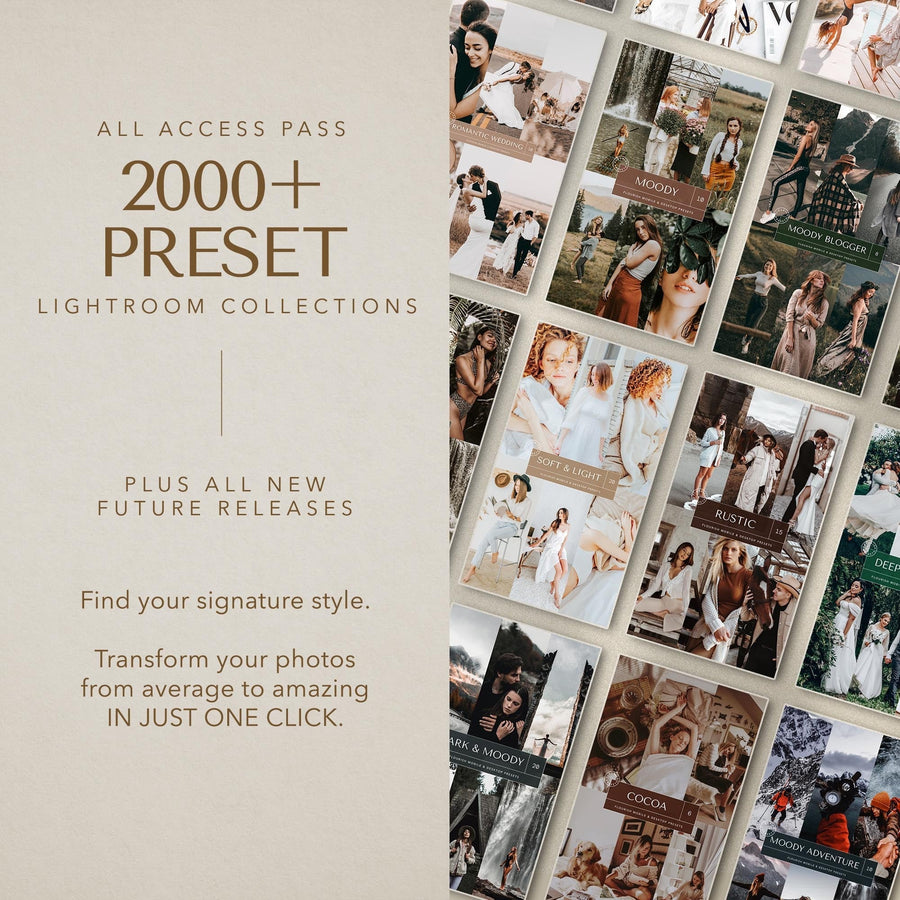 Flourish Pro+ Presets Bundle (All Access Pass) + Free Gift: Influencer Pro Kit+ (Ultimate Resource Library) -  from Flourish Presets - Just $197! Shop now at Flourish Presets.