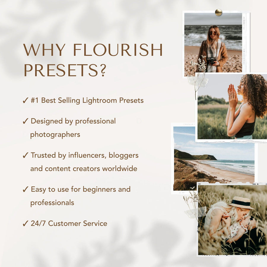 Master Collection V2 Presets Bundle + Free Gift: 2024 Influencer Presets Bundle -  from Flourish Presets - Just $67! Shop now at Flourish Presets.