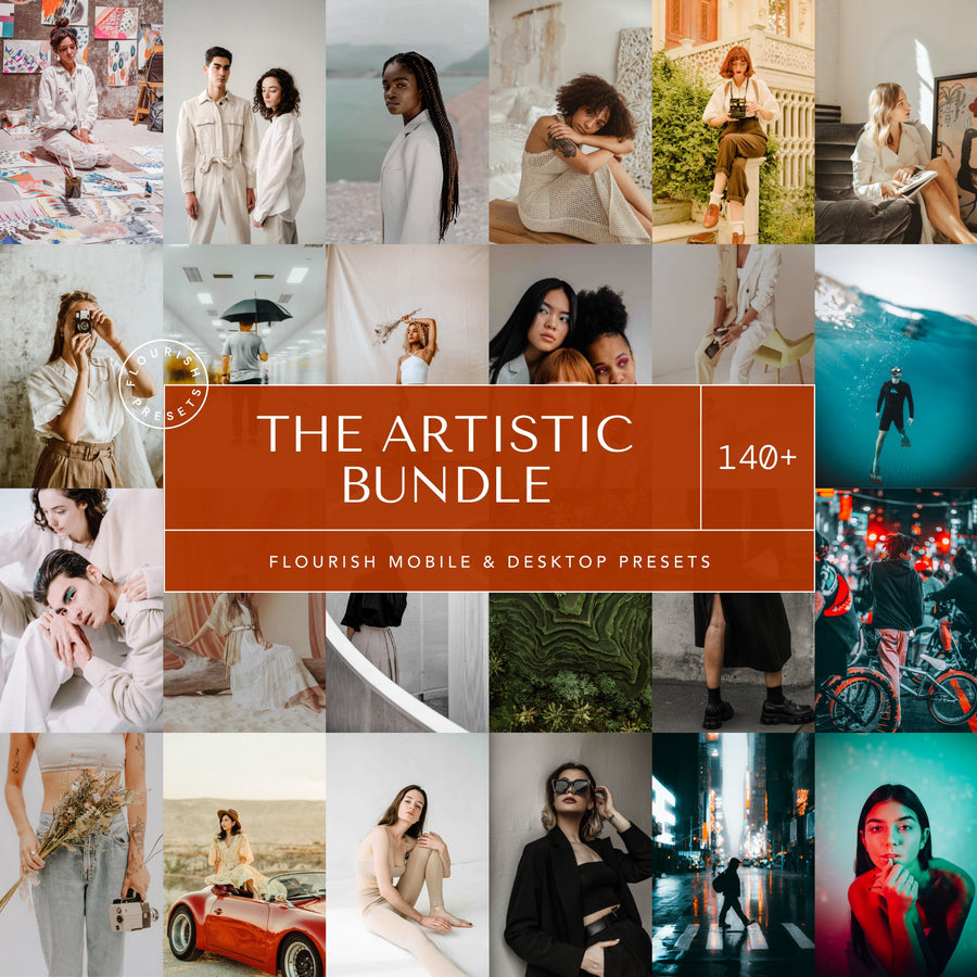 Artistic Presets Bundle - Lightroom Presets Bundles from Flourish Presets: Lightroom Presets & LUTs - Just $37! Shop now at Flourish Presets.