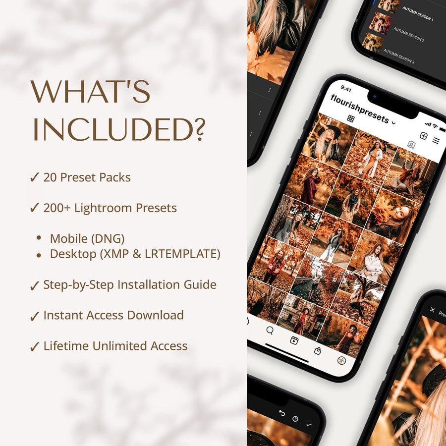 Autumn Presets Bundle - Lightroom Presets Bundles from Flourish Presets: Lightroom Presets & LUTs - Just $37! Shop now at Flourish Presets.