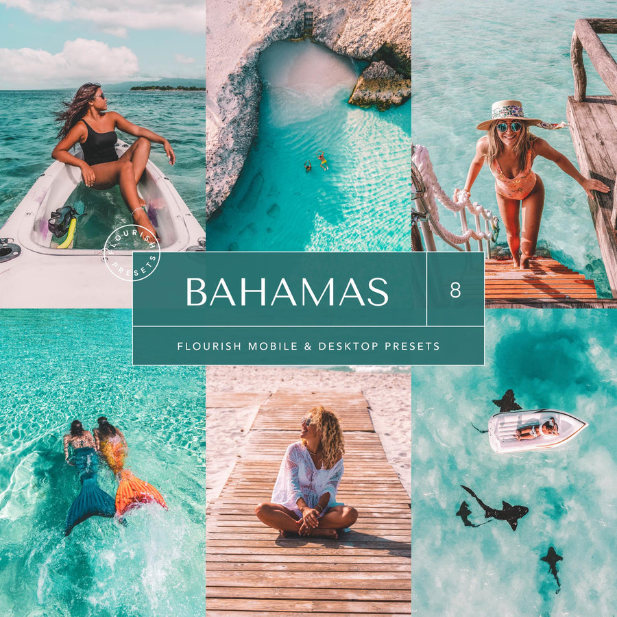 Bahamas - Lightroom Presets from Flourish Presets: Lightroom Presets & LUTs - Just $9! Shop now at Flourish Presets.