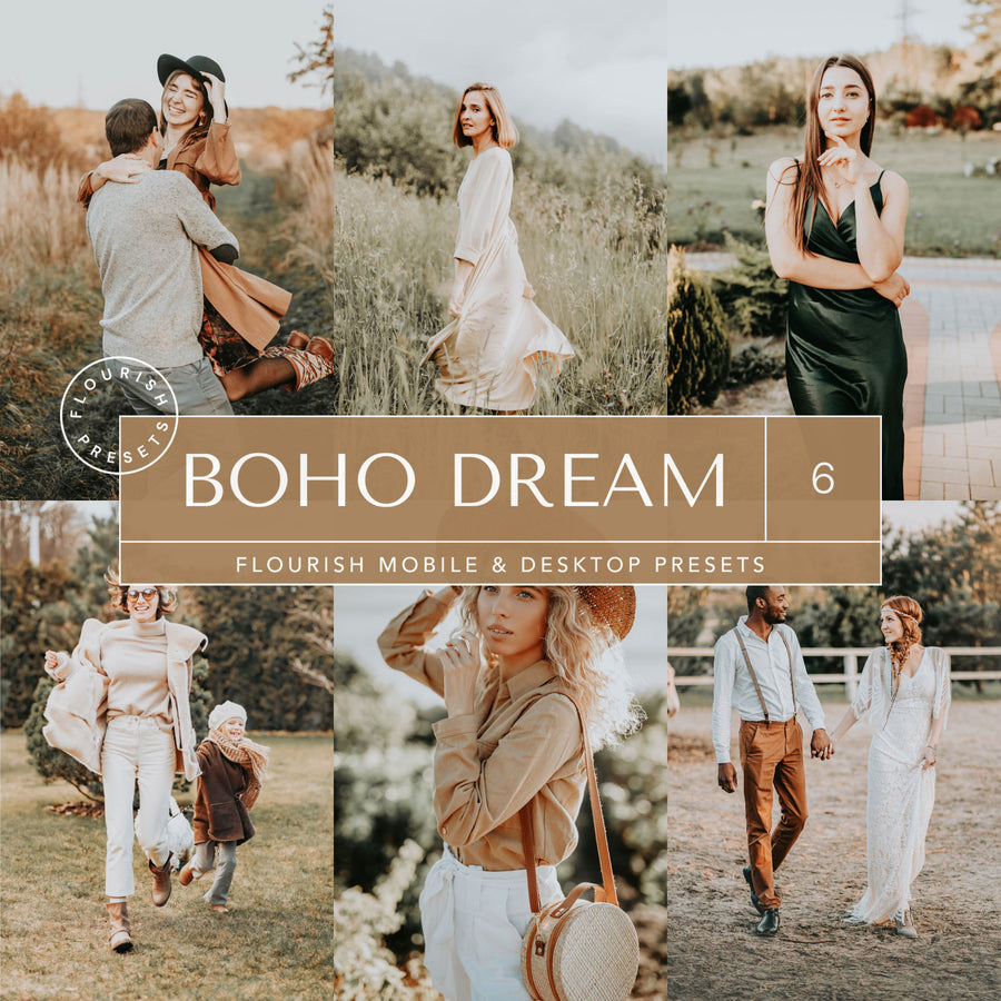 Boho Dream - Lightroom Presets from Flourish Presets: Lightroom Presets & LUTs - Just $9! Shop now at Flourish Presets.