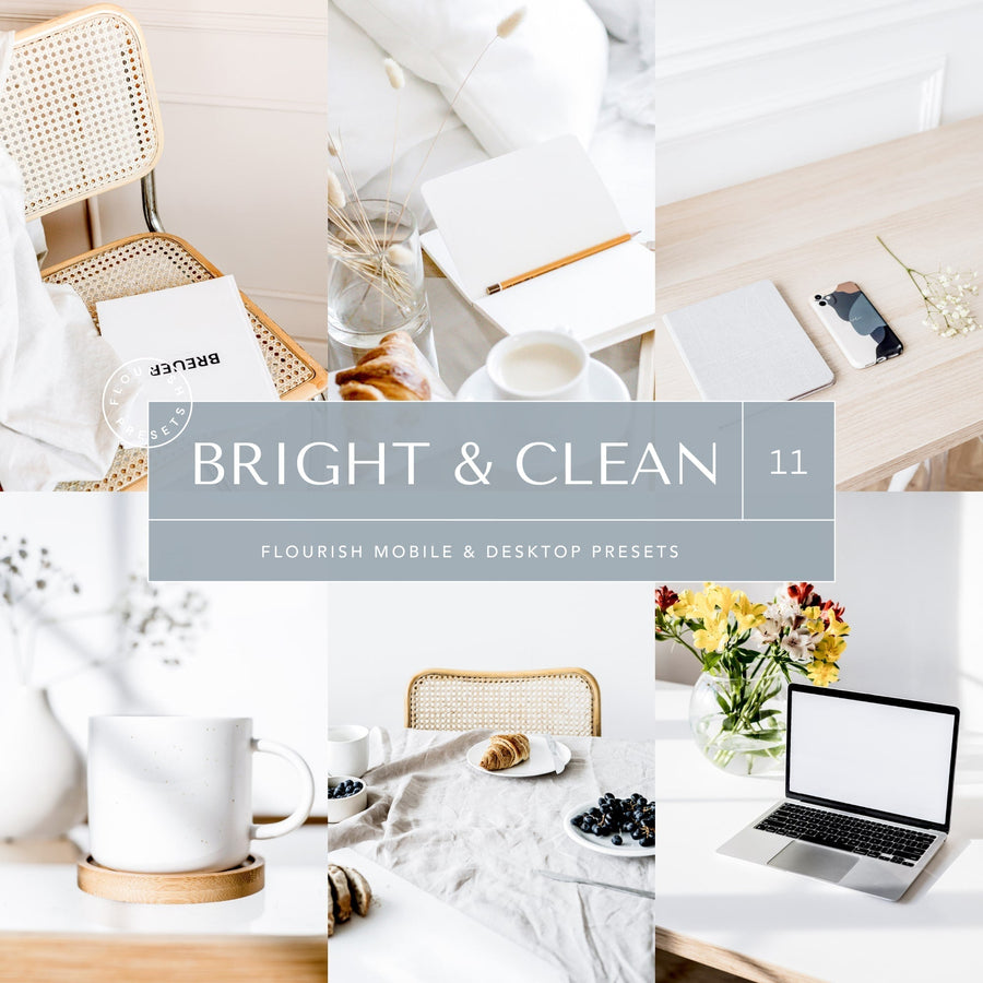 Bright & Clean - Lightroom Presets from Flourish Presets: Lightroom Presets & LUTs - Just $9! Shop now at Flourish Presets.