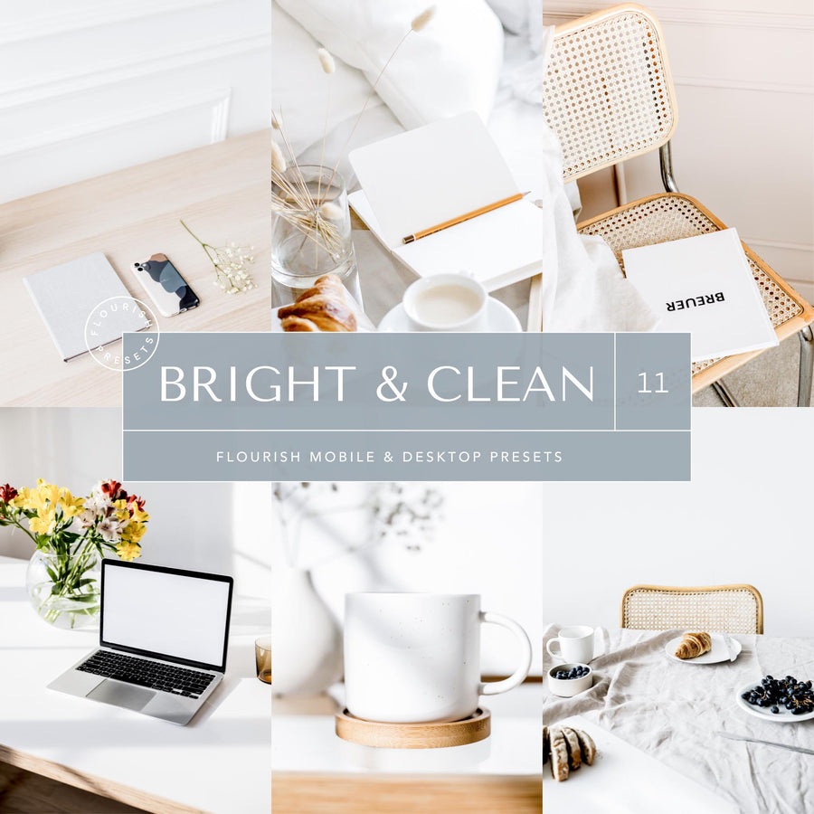 Bright & Clean - Lightroom Presets from Flourish Presets: Lightroom Presets & LUTs - Just $9! Shop now at Flourish Presets.