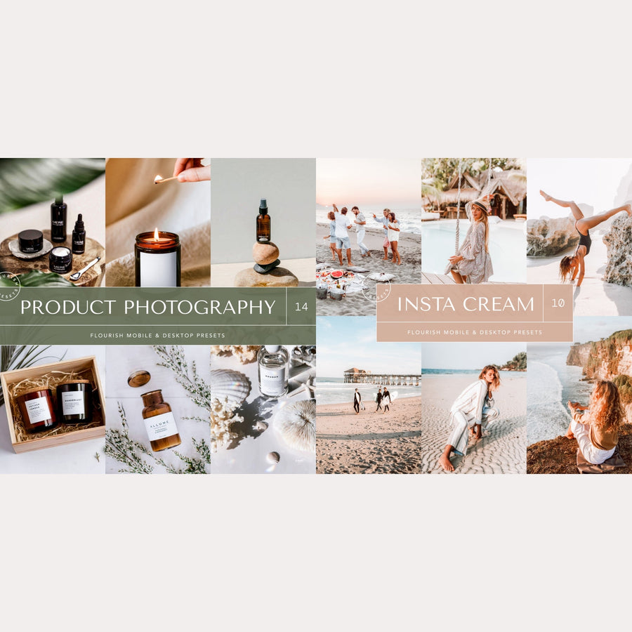 Best-Sellers Presets Bundle + Free Gift: 2024 Influencer Presets Bundle -  from Flourish Presets - Just $37! Shop now at Flourish Presets.