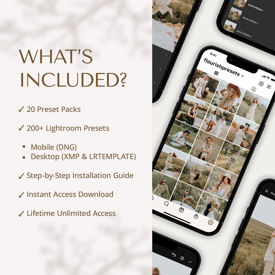 Boho Vibes Presets Bundle - Lightroom Presets Bundles from Flourish Presets: Lightroom Presets & LUTs - Just $37! Shop now at Flourish Presets.