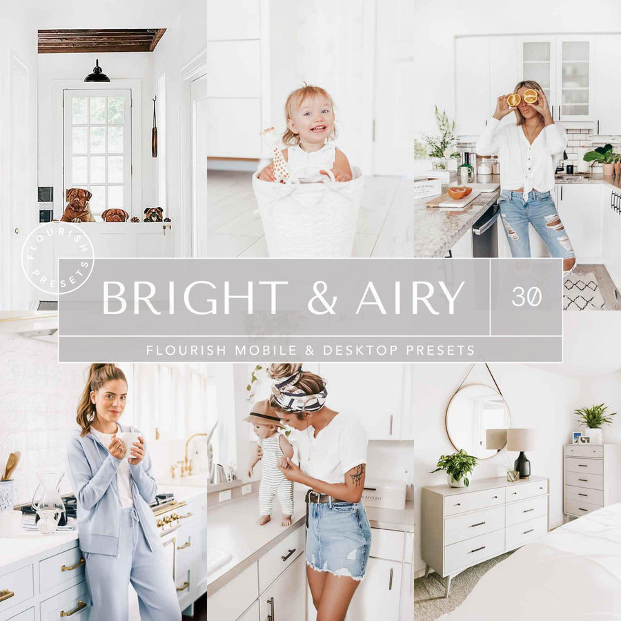 Bright & Airy - Lightroom Presets from Flourish Presets: Lightroom Presets & LUTs - Just $9! Shop now at Flourish Presets.