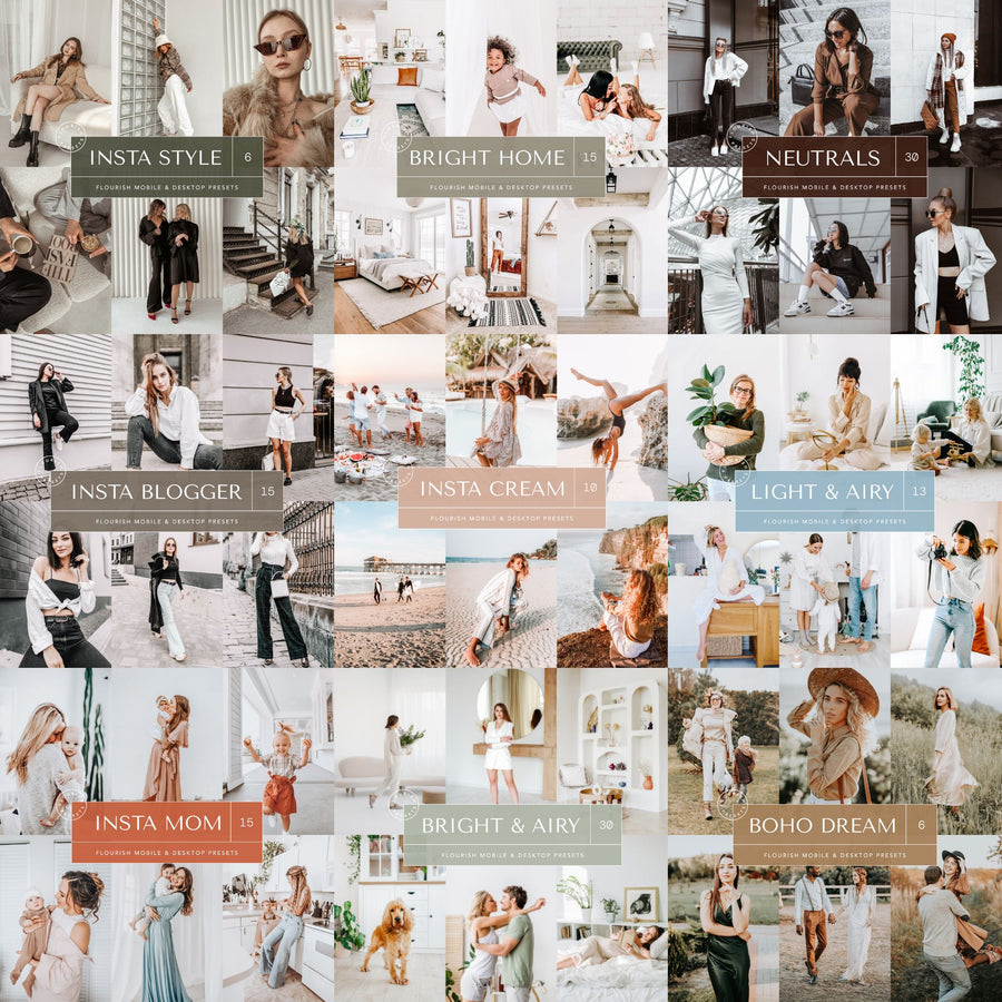 Bright & Airy Presets Bundle - Lightroom Presets Bundles from Flourish Presets: Lightroom Presets & LUTs - Just $47! Shop now at Flourish Presets.