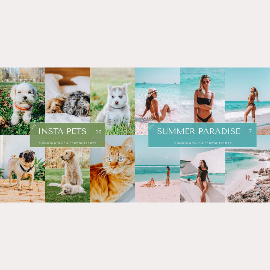 Bright & Airy Presets Bundle - Lightroom Presets Bundles from Flourish Presets: Lightroom Presets & LUTs - Just $47! Shop now at Flourish Presets.