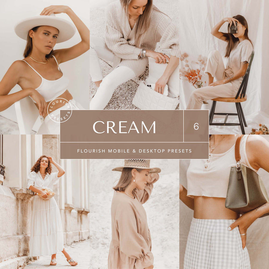 Cream - Lightroom Presets from Flourish Presets: Lightroom Presets & LUTs - Just $9! Shop now at Flourish Presets.