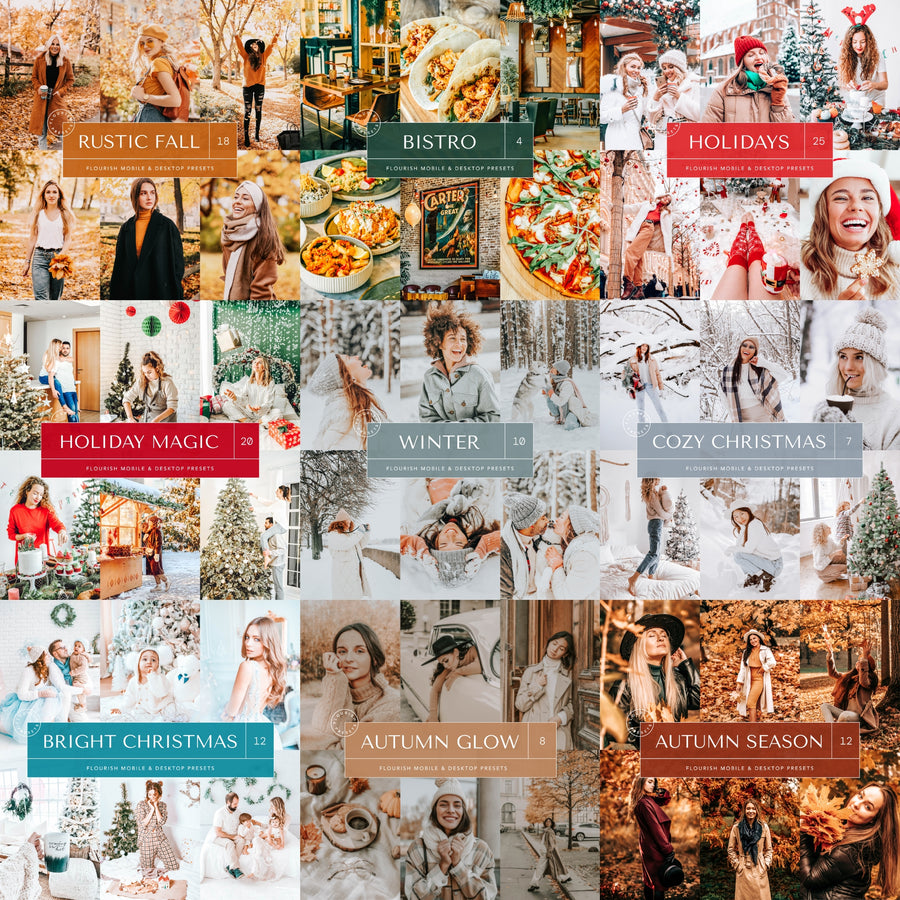 Christmas Presets Bundle - Lightroom Presets Bundles from Flourish Presets: Lightroom Presets & LUTs - Just $37! Shop now at Flourish Presets.