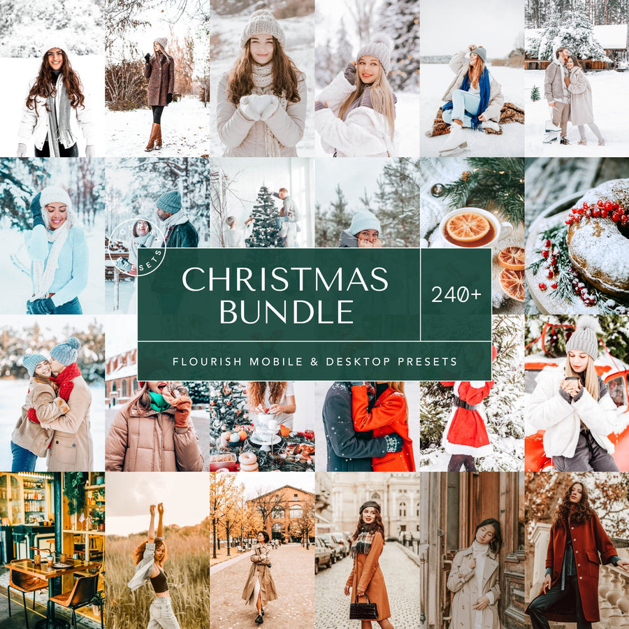 Christmas Presets Bundle - Lightroom Presets Bundles from Flourish Presets: Lightroom Presets & LUTs - Just $37! Shop now at Flourish Presets.