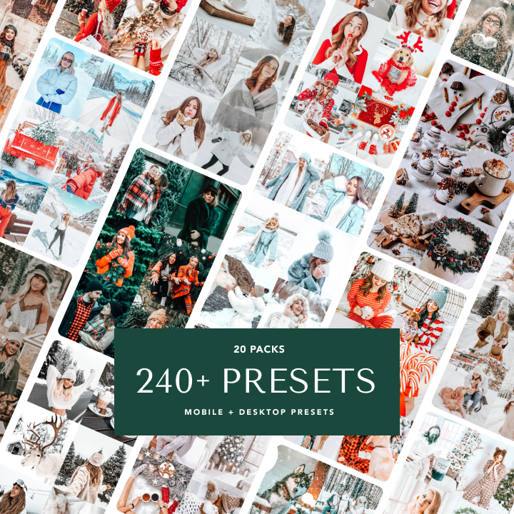 Christmas Presets Bundle - Lightroom Presets Bundles from Flourish Presets: Lightroom Presets & LUTs - Just $37! Shop now at Flourish Presets.