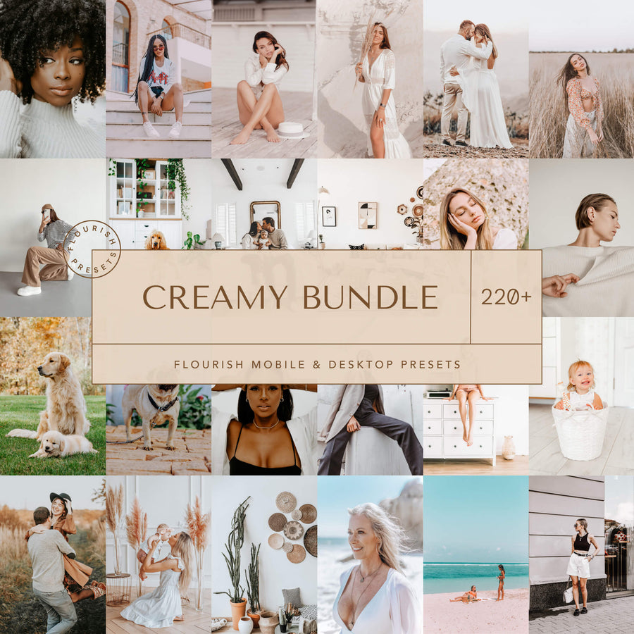 Creamy Presets Bundle - Lightroom Presets Bundles from Flourish Presets: Lightroom Presets & LUTs - Just $47! Shop now at Flourish Presets.