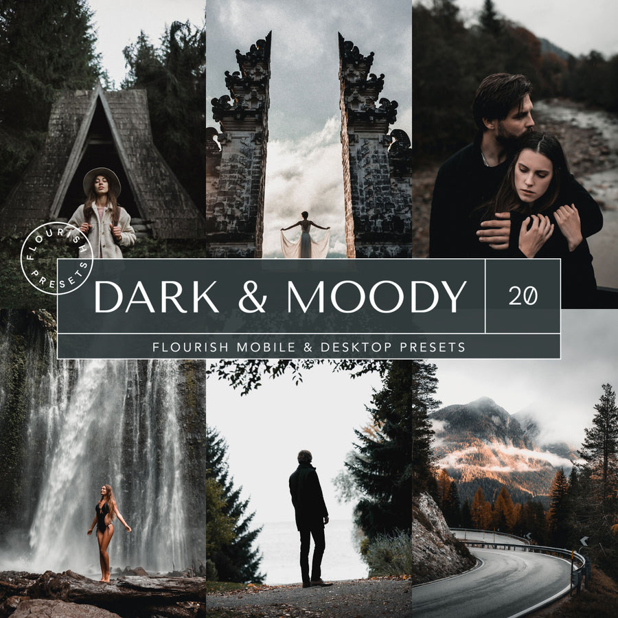 Dark & Moody - Lightroom Presets from Flourish Presets: Lightroom Presets & LUTs - Just $9! Shop now at Flourish Presets.