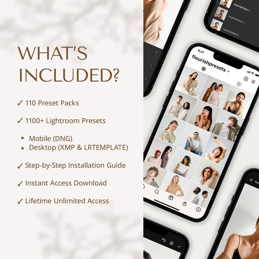 Deluxe Master Presets Bundle - Lightroom Presets Bundles from Flourish Presets: Lightroom Presets & LUTs - Just $127! Shop now at Flourish Presets.