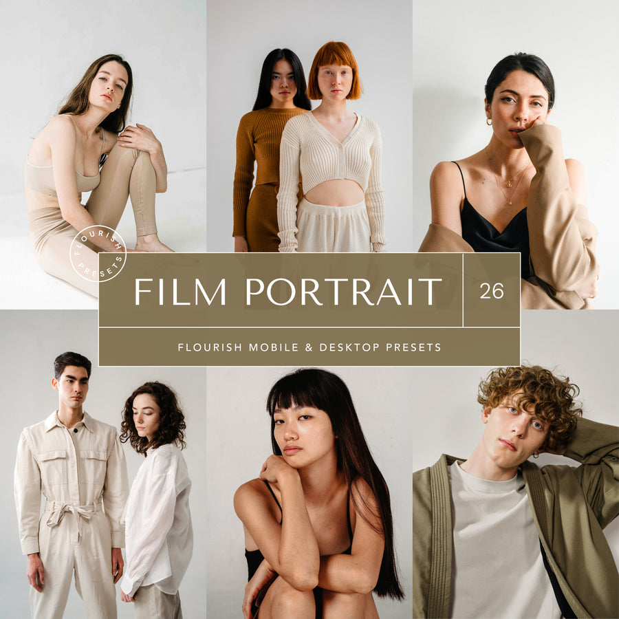 Film Portrait - Lightroom Presets from Flourish Presets: Lightroom Presets & LUTs - Just $9! Shop now at Flourish Presets.