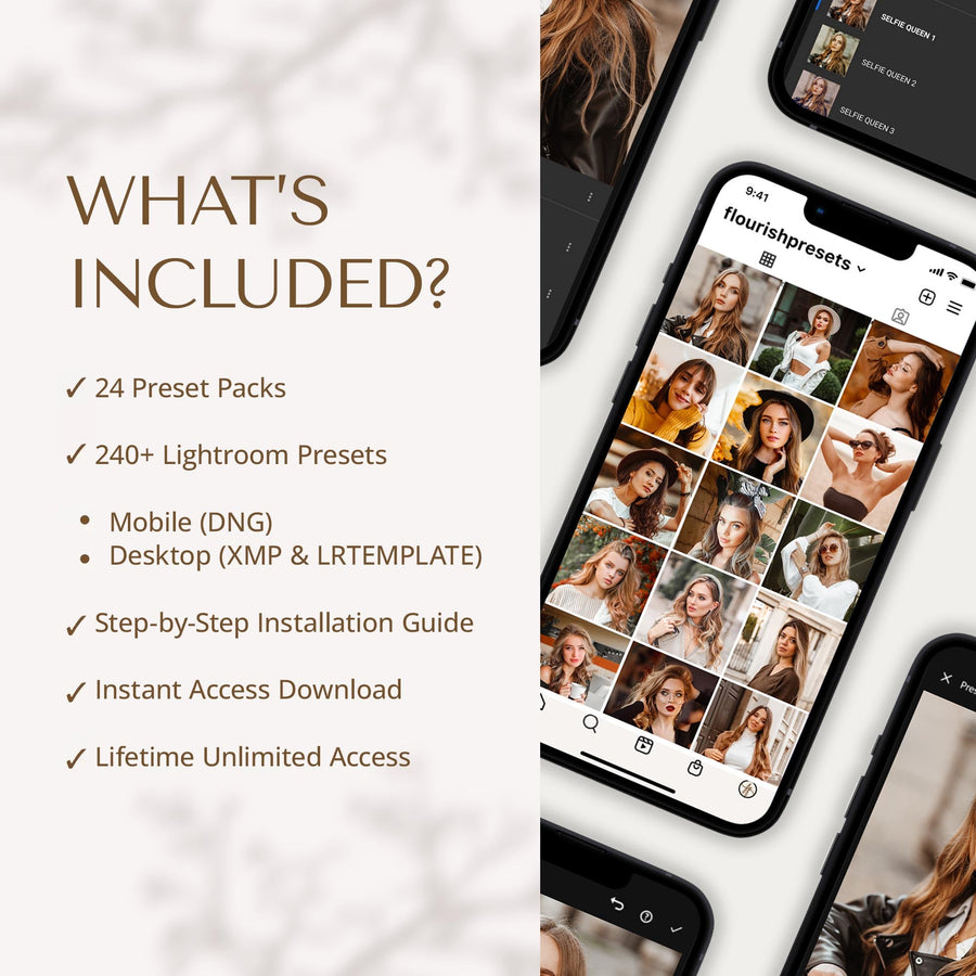 Fashion Presets Bundle - Lightroom Presets Bundles from Flourish Presets: Lightroom Presets & LUTs - Just $47! Shop now at Flourish Presets.