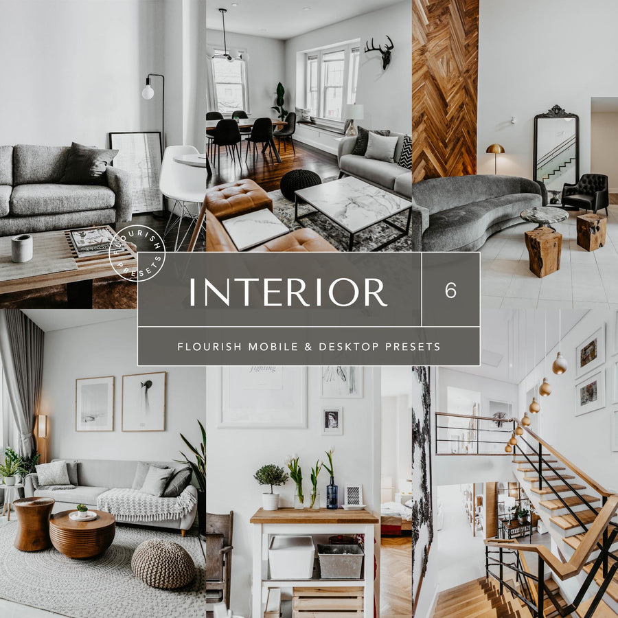 Interior - Lightroom Presets from Flourish Presets: Lightroom Presets & LUTs - Just $9! Shop now at Flourish Presets.