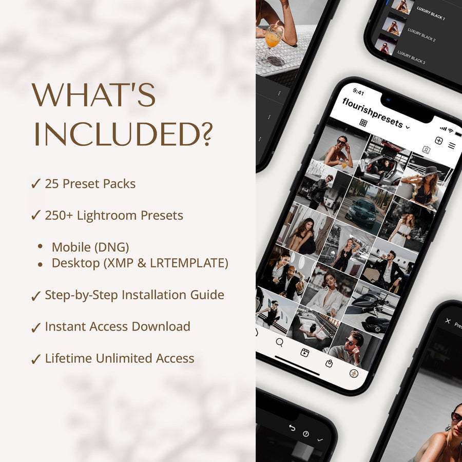 Lifestyle Presets Bundle - Lightroom Presets Bundles from Flourish Presets: Lightroom Presets & LUTs - Just $47! Shop now at Flourish Presets.