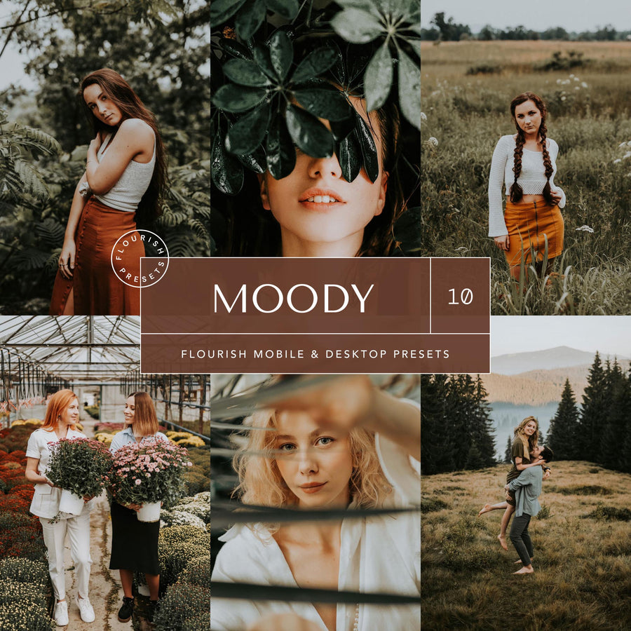 Moody - Lightroom Presets from Flourish Presets: Lightroom Presets & LUTs - Just $9! Shop now at Flourish Presets.