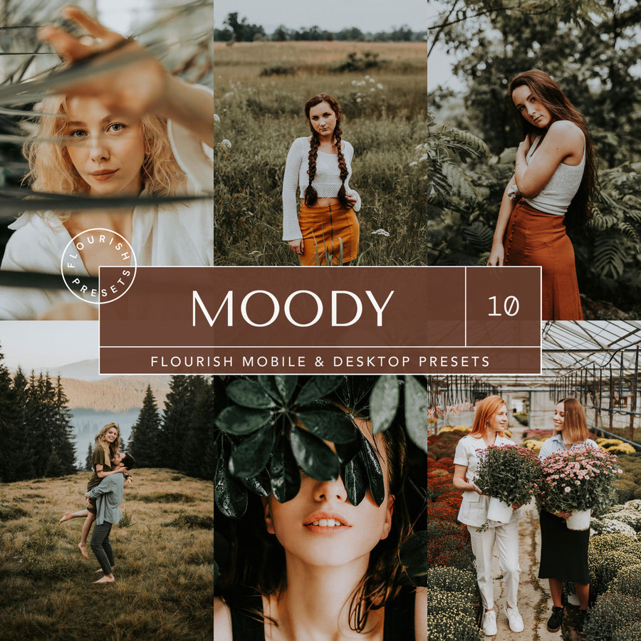 Moody - Lightroom Presets from Flourish Presets: Lightroom Presets & LUTs - Just $9! Shop now at Flourish Presets.