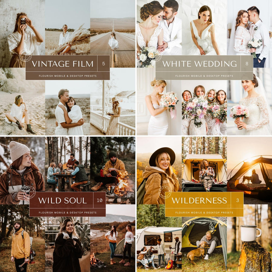 Master Collection V2 Presets Bundle + Free Gift: 2024 Influencer Presets Bundle -  from Flourish Presets - Just $67! Shop now at Flourish Presets.