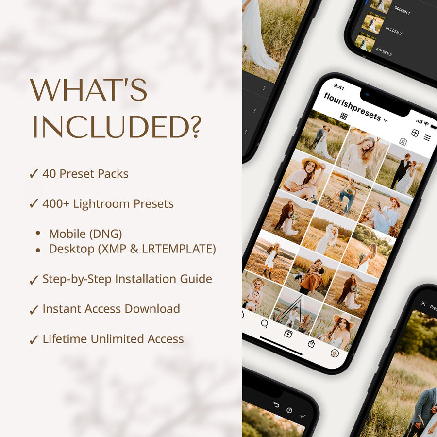 Master Collection Presets Bundle - Lightroom Presets Bundles from Flourish Presets: Lightroom Presets & LUTs - Just $67! Shop now at Flourish Presets.