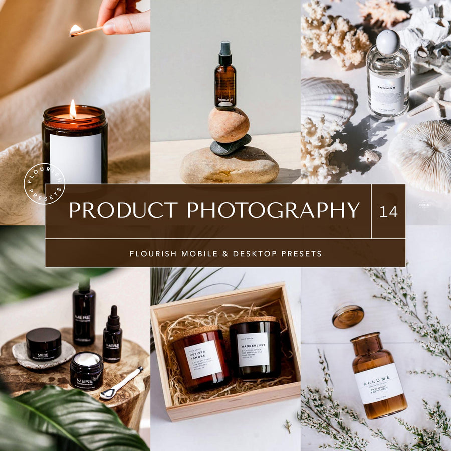 Product Photography - Lightroom Presets from Flourish Presets: Lightroom Presets & LUTs - Just $9! Shop now at Flourish Presets.
