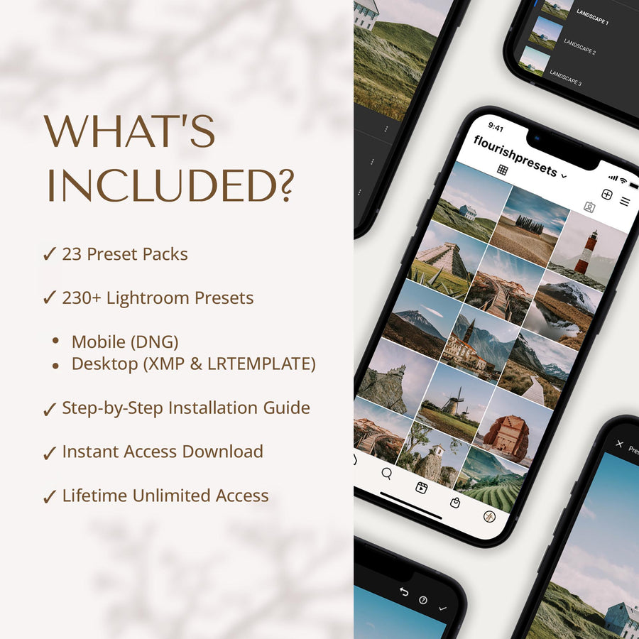 Photographer's Presets Bundle - Lightroom Presets Bundles from Flourish Presets: Lightroom Presets & LUTs - Just $47! Shop now at Flourish Presets.