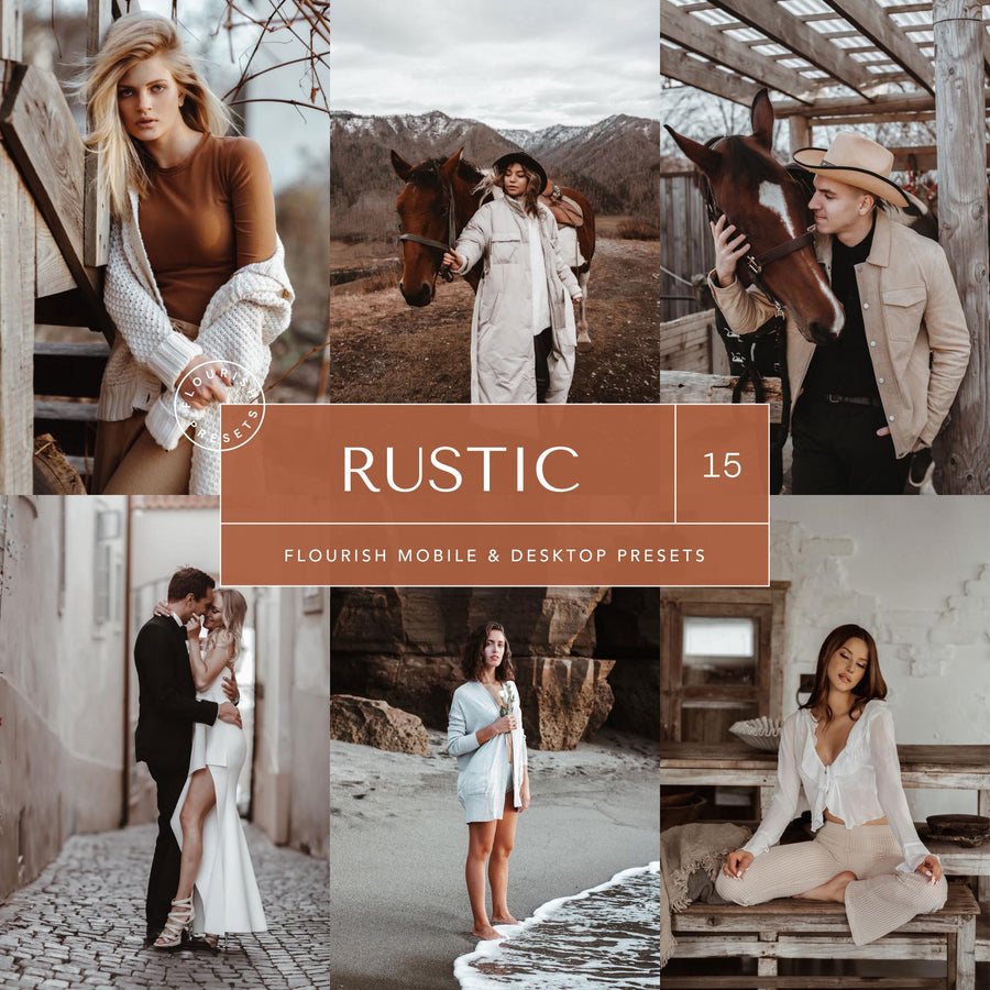 Rustic - Lightroom Presets from Flourish Presets: Lightroom Presets & LUTs - Just $9! Shop now at Flourish Presets.