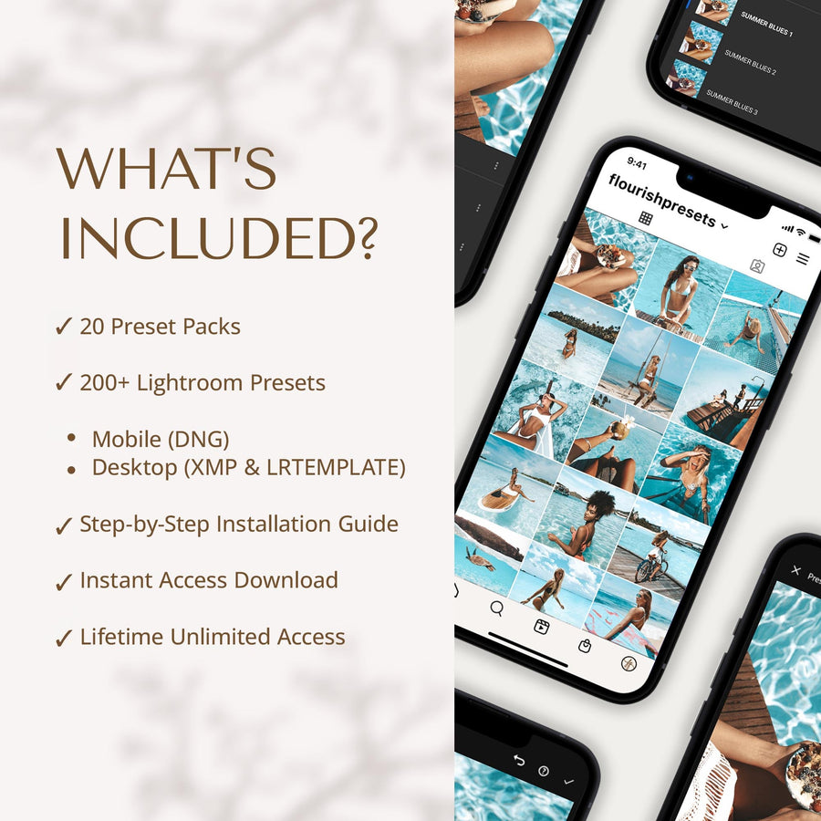 Summer Presets Bundle - Lightroom Presets Bundles from Flourish Presets: Lightroom Presets & LUTs - Just $47! Shop now at Flourish Presets.