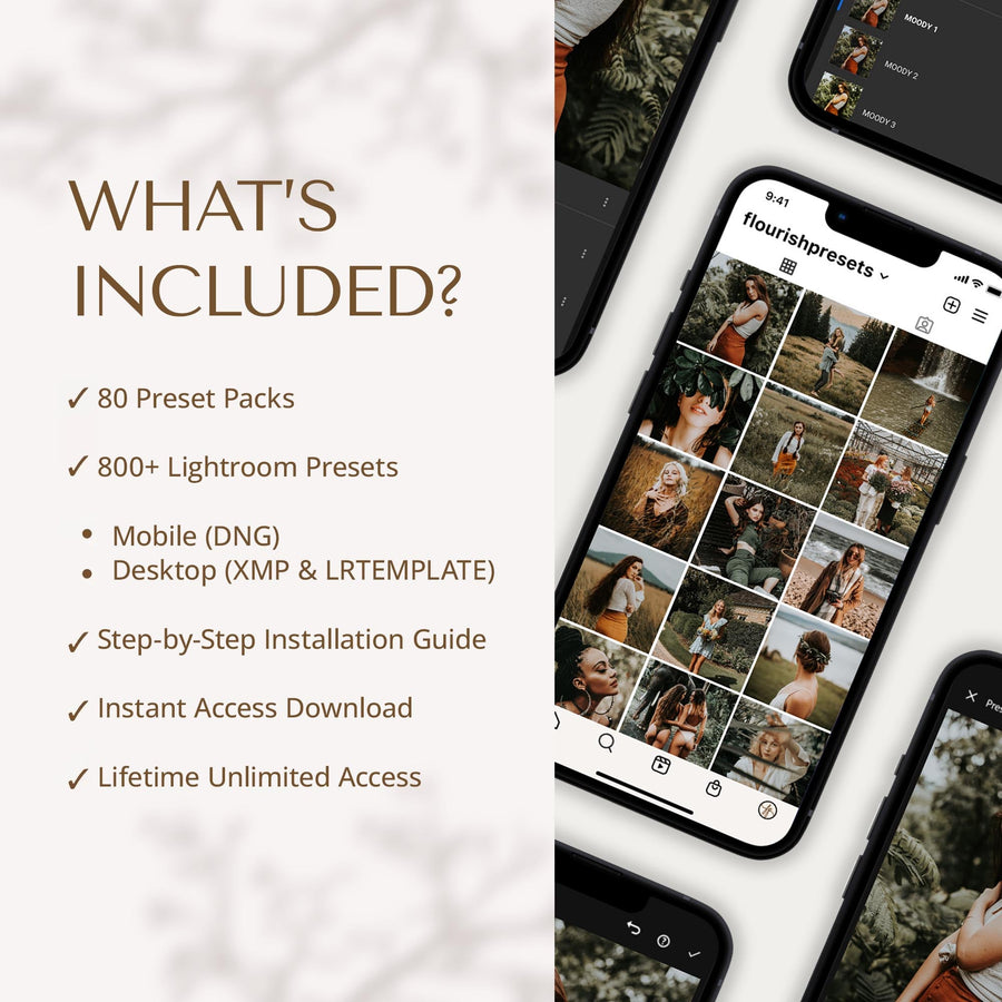 Ultimate Deluxe Presets Bundle - Lightroom Presets Bundles from Flourish Presets: Lightroom Presets & LUTs - Just $97! Shop now at Flourish Presets.