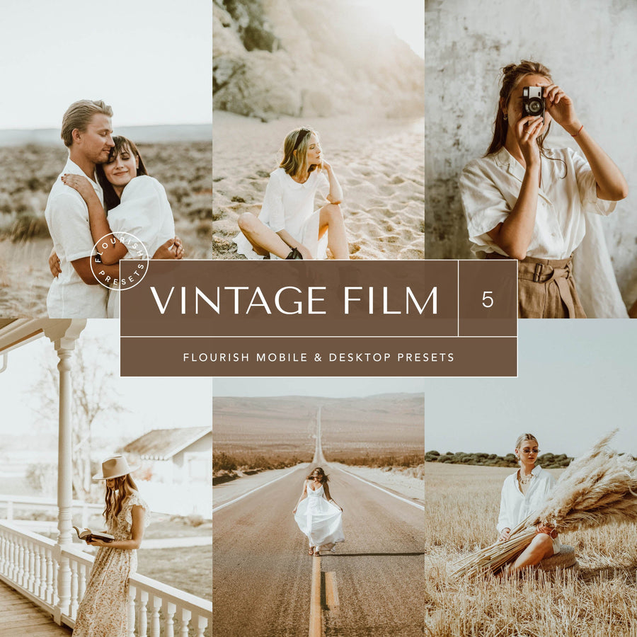 Vintage Film - Lightroom Presets from Flourish Presets: Lightroom Presets & LUTs - Just $9! Shop now at Flourish Presets.