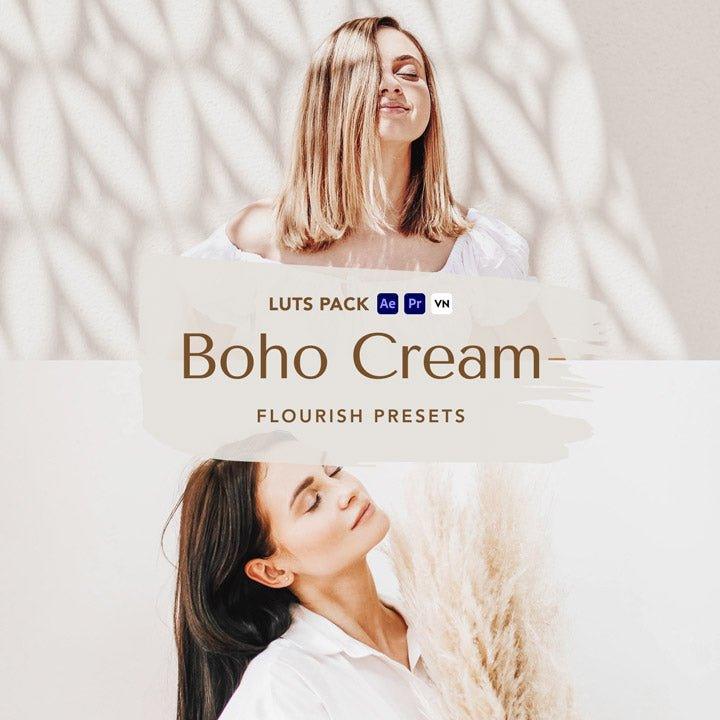 Boho Cream LUTs - Video LUTs from Flourish Presets: Lightroom Presets & LUTs - Just $15! Shop now at Flourish Presets.